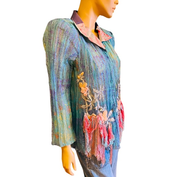 Vintage Christian Lacroix Paris Jacket Made in France Authentic Size 44 - Picture 10 of 16